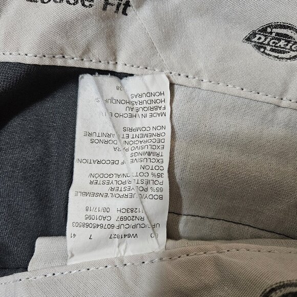 Dickies Work Shorts Loose Fit, Multi-Pocket, ~15” Inseam, Green - Size 38 - Picture 12 of 14